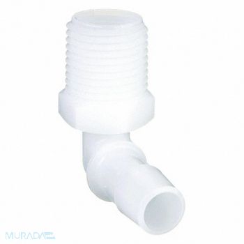 ELDON JAMES Elbow Thread To Barb Poly 1/2 In PK10, 1ZKC2