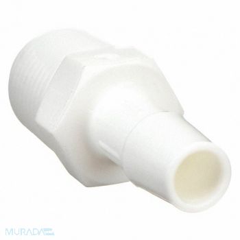 ELDON JAMES Adapter 5/16 x 3/8 In Polypropylene PK10, 1ZKG7