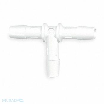 ELDON JAMES Tee 1/2 In Barbed Polypropylene PK10, 1ZKU1