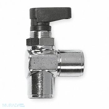 AIGNEP USA Brass Mini Ball Valve Angle FNPT 3/8 in, 1ZPJ6