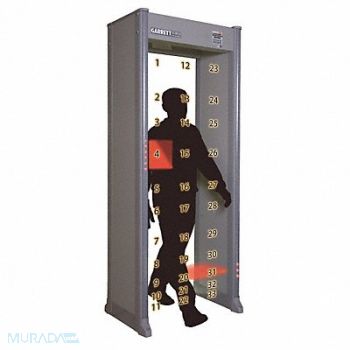 GARRETT METAL DETECTORS Walk-Through Metal Detector, 5ENY7