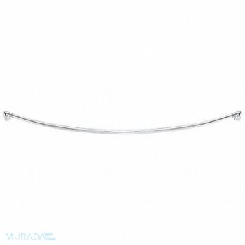 WINGITS Curved Shower Rod SS 57 3/4 in L PK6, 6RGH8