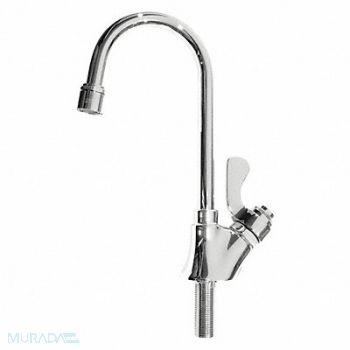 HAWS Sink Faucet Self Closing Lever Gooseneck, 200P62