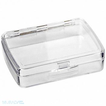 FLAMBEAU Storage Box Snap Clear 1 1/16 in, 19YZ88
