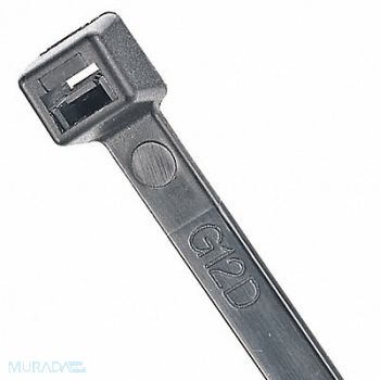 PANDUIT Cable Tie 11.81 L Nylon Black PK100, 202C34