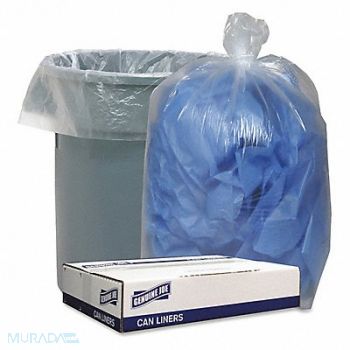 GENUINE JOE Clear Low-Density Liners PK100, 202H60