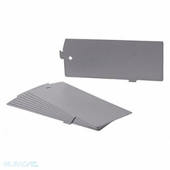 LORELL Lateral File Divider KitBlack PK10, 203C47