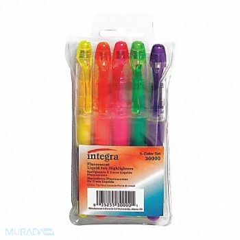 INTEGRA Liquid Highlighters Fine Point Type PK5, 203D11