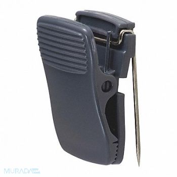 LORELL Plastic Cubicle Clips Black Plastic PK24, 203U36