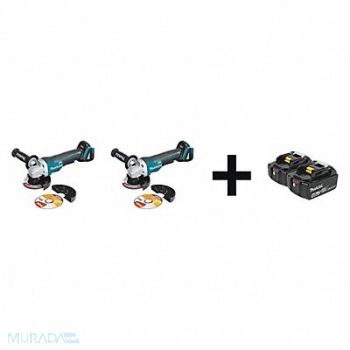 MAKITA Cordless Angle Grinder Kit 18.0V, 204H30