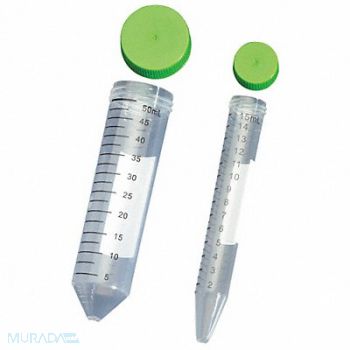 CELLTREAT Centrifuge Tub 15mL Non-Sterile PP PK500, 20AR85
