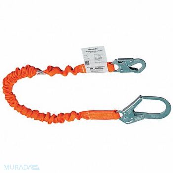 HONEYWELL MILLER Shock-Absorbing Lanyard Orange, 20C026