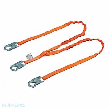 HONEYWELL MILLER Shock-Absorbing Lanyard Orange, 20C035