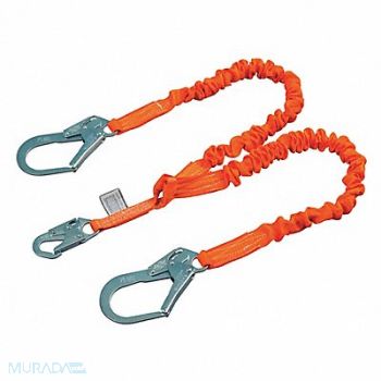 HONEYWELL MILLER Shock-Absorbing Lanyard Orange, 20C041