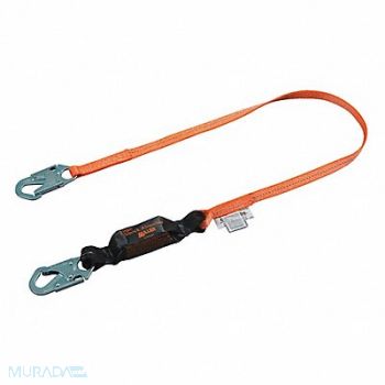 HONEYWELL MILLER Shock-Absorbing Lanyard Orange, 20C060