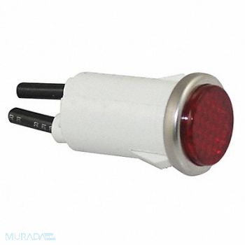 GRAINGER APPROVED Flush Indicator Light Red 12V, 20C840