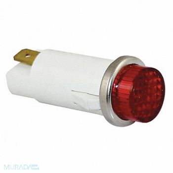 GRAINGER APPROVED Raised Indicator Light Red 24V, 20C846