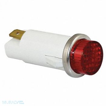 GRAINGER APPROVED Raised Indicator Light Red 120V, 20C855