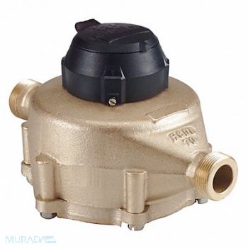 BADGER Flowmeter 70gpm 150 psi 10-3/4 in., 29FJ93