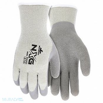 MCR SAFETY H7867 Cold Protection Gloves S Gray Latex PR, 20JF03