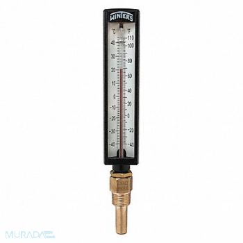 WINTERS Thermometer Analog 30-300 deg 1/2in NPT, 20JN63