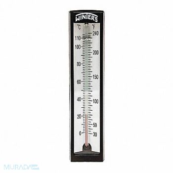 WINTERS Thermometer Analog 30to240 F 1/2 NPT, 20JN64