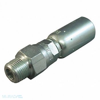 EATON WEATHERHEAD Crimp Fitting 1/4 I.D. 1/4 M NPTF PK5, 20JU28