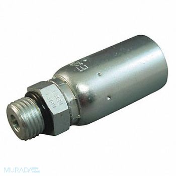 KURT Crimp Fitting Straight 3/4 ID ORB, 55RT08