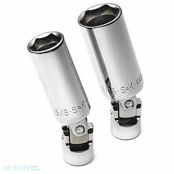 SK PROFESSIONAL TOOLS Sprk Plg Skt St 13/16 in to 5/8 in Steel, 20K399