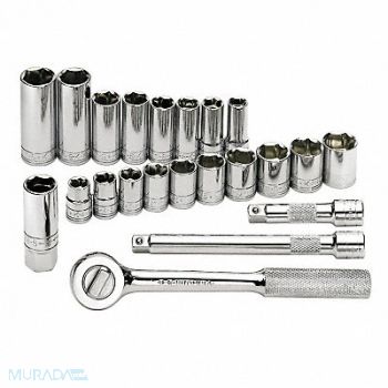 SK PROFESSIONAL TOOLS Skt Wrch St Chrm 6Pt 10 - 19 mm, 20K455