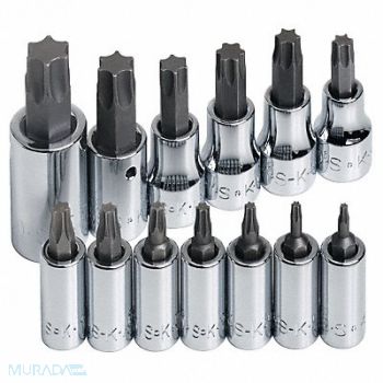 SK PROFESSIONAL TOOLS Skt Bt St Stl StSz 1/4 in DrSz 1/4 in, 20K488