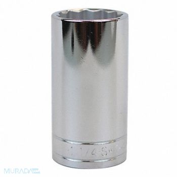 SK PROFESSIONAL TOOLS Socket Steel Chrome 1 1/4 in, 20K493