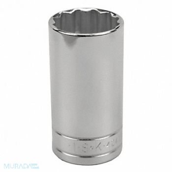 SK PROFESSIONAL TOOLS Socket Steel Chrome 1 in, 20K667