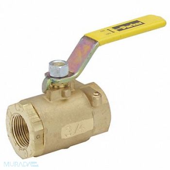 GRAINGER APPROVED Brass Ball Valve Inline FNPT 1 in, 20K908