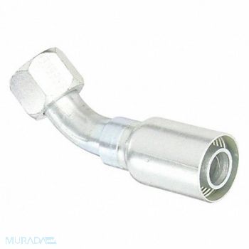 KURT Crimp Fitting 45 Degrees Elbow 1 ID JIC, 55RT77