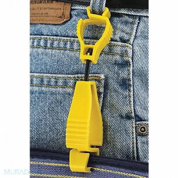 Glove Guard Clip Yellow Blank, 20KH56