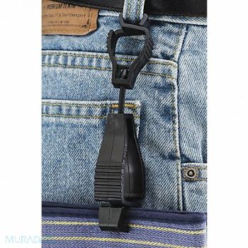 Glove Guard Clip Black Blank, 20KH57