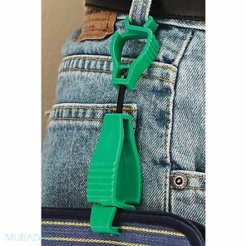 Glove Guard Clip Green Blank, 20KH58