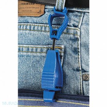 Glove Guard Clip Blue Blank, 20KH59