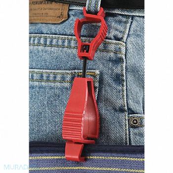 Glove Guard Clip Red Blank, 20KH60