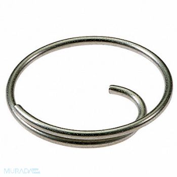 LUCKY LINE PRODUCTS Key Ring Steel Silver PK50, 20KR25