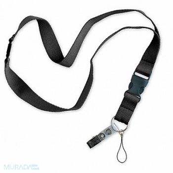 LUCKY LINE PRODUCTS Key Accessory Lanyard Black PK5, 20KR26