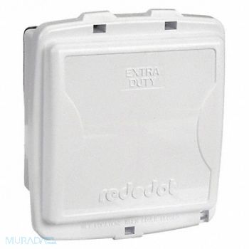 RED DOT While In Use Weatherproof Cover White, 20LA55