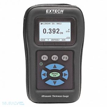 EXTECH Digital Ultrasonic Thickness Gauge, 20LK17