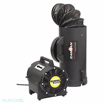 RAMFAN Conf.Sp.Fan w/duct Ex-Prf 8In 1/4HP 230V, 20LP10