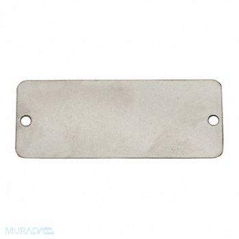 C.H. HANSON Blank Tag SS 2in H 8in W Silver PK5, 20LU02