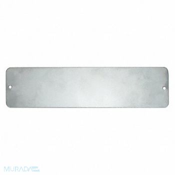 C.H. HANSON Blank Tag SS 2in H 8in W Silver PK5, 20LT14