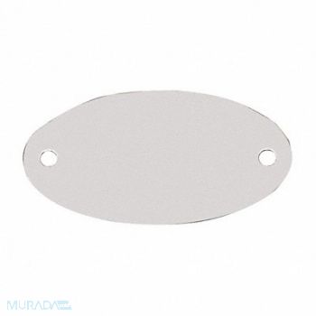 C.H. HANSON Blank Tag SS 3/4in H 1 11/32in W PK25, 20LU03