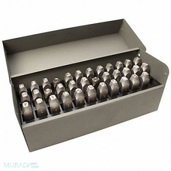 C.H. HANSON Steel Stamps Set 3/8 in 27 pcs., 20LU25