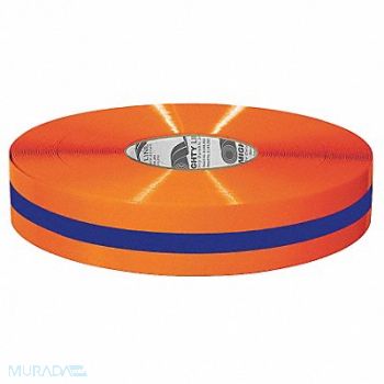 MIGHTY LINE K2071 Floor Tape Blue/Orange 2 inx100 ft Roll, 20PG07